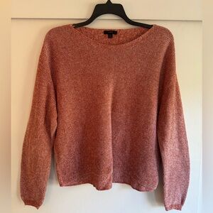 J.Crew Marled Orange Knit Sweater